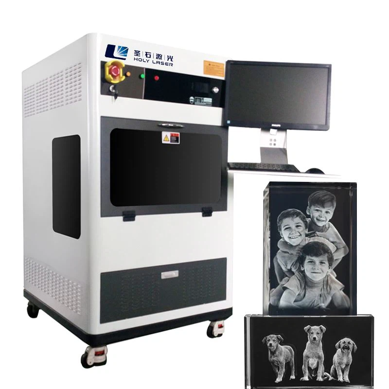 2d Laser Crystal Glass Block Engraving 3D Photo Machine Laser Holy għal Rigali Personali Rigali tal-Kristall Customized